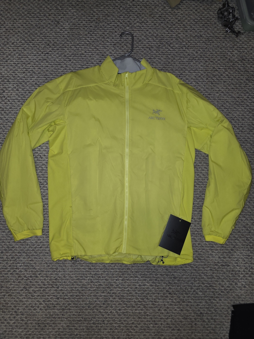 Arc'teryx Men's Neon Yellow Windbreaker Jacket